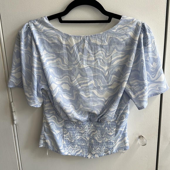 NWT Abercrombie Keyhole Strappy Blouse - Picture 3 of 4